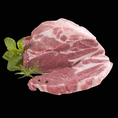 Le porc et BBQ bio : Échine de porc sans os 500g