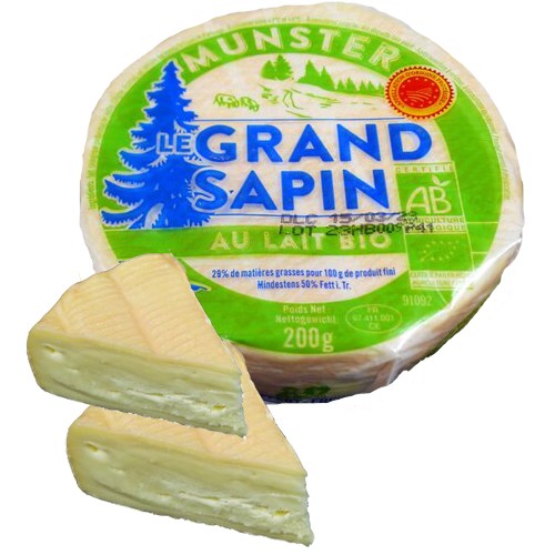 Fromages et produits laitiers : Petit Munster le grand Sapin Bio AOP Siffert