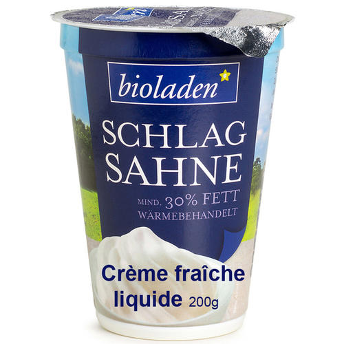 Fromages et produits laitiers : Crème fraîche liquide 200g