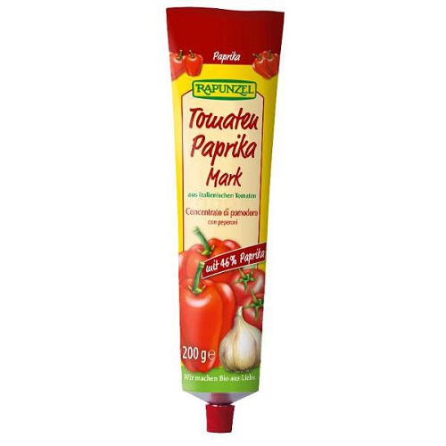 Tous les produits Bio : Pulpe de paprika et de tomate tube 200g