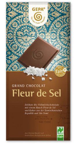 Miel, Choco, Café Bio : Chocolat Fleur de sel
