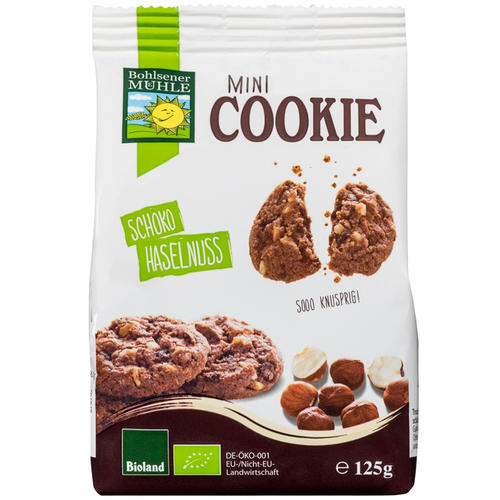 Miel, Choco, Café Bio : Mini Cookie chocolat noisettes