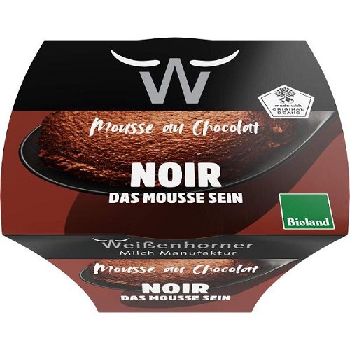 Miel, Choco, Café Bio : Mousse chocolat noir