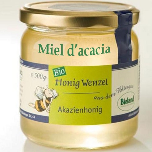 Miel, Choco, Café Bio : Miel d'acacia 500g