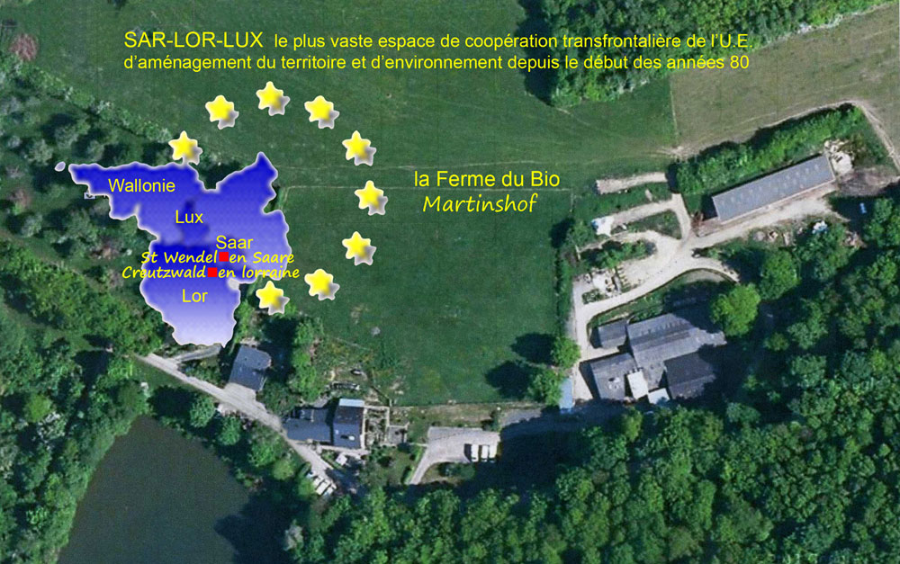 Situation de la Ferme du Bio