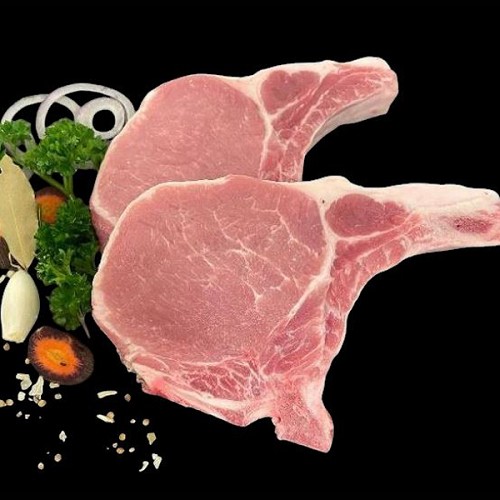 Le porc et BBQ bio : Côte première 2x220g chacune