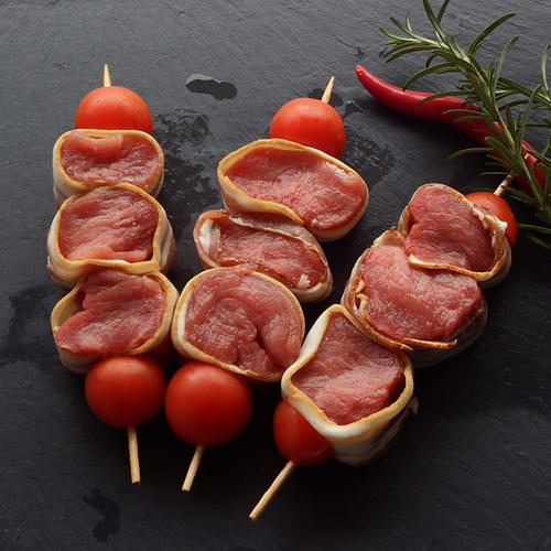 2 Brochettes filet mignon  150g chacune