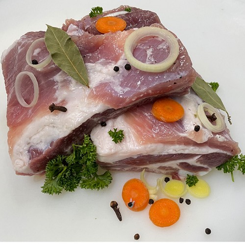 Travers - Côtis de porc salé 500g 