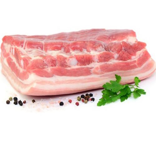 Le porc et BBQ bio : Poitrine fraîche 1kg