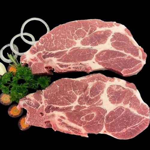 Échine de porc cotelette avec os 2 x 250g