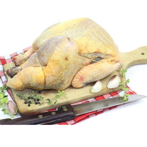 Pintade fermière Bio de 1,6kg Rupture (grippe aviaire)