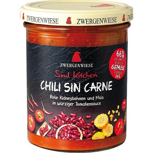 GRILLADES : Chili sin Carne aux exquis parfums sucrés épicés.