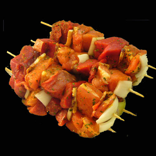 GRILLADES : 2 Brochettes filet de Dinde 150g chacune