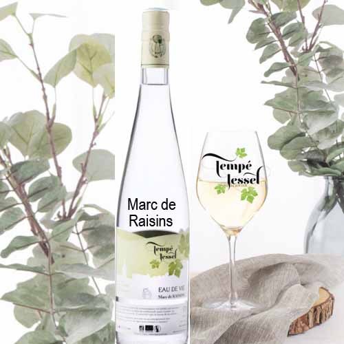 Eau de Vie de Marc de Raisins Gewurztraminer un must.