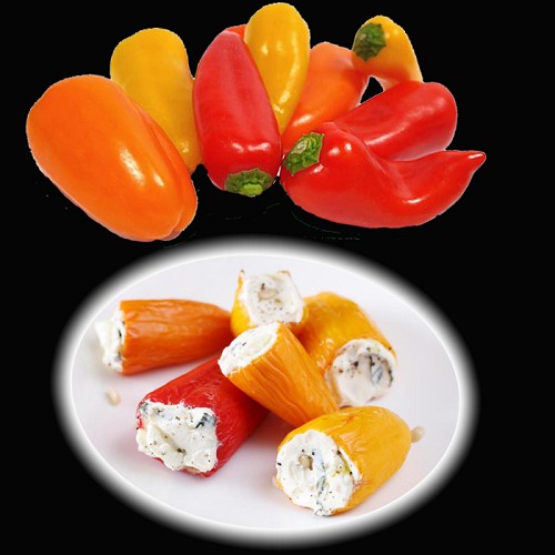 Mini poivrons 300g (voir la vidéo) 