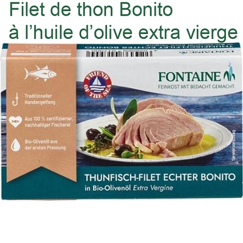 BONITO le meilleur des thonnidés à l'huile d'olive