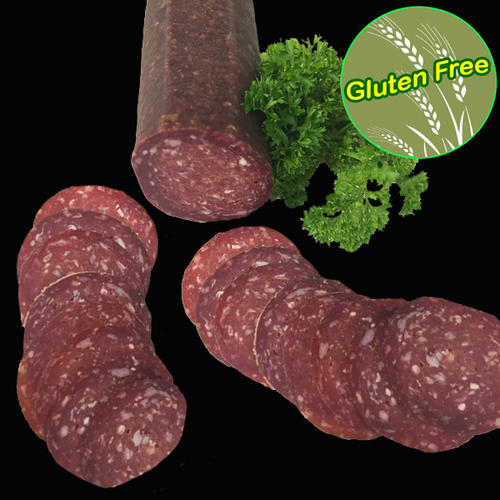 Sélection charcutière : Salami paysan 80g tranché sans sel nitrité 