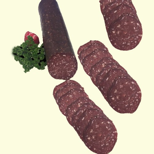 Sélection charcutière : Salami Pur Boeuf 80g tranché sans sel nitrité 