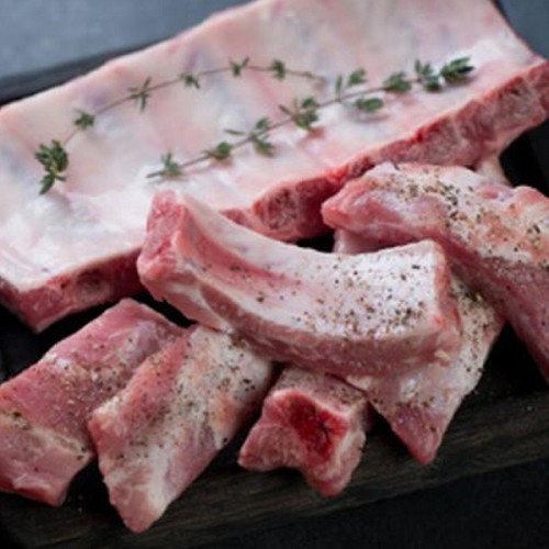 Travers - Côtis de porc salé 500g 