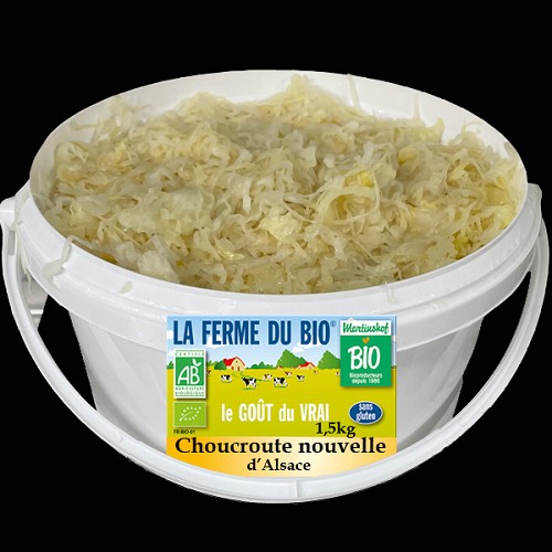 Choucroute crue nouvelle d'Alsace 1,5kg