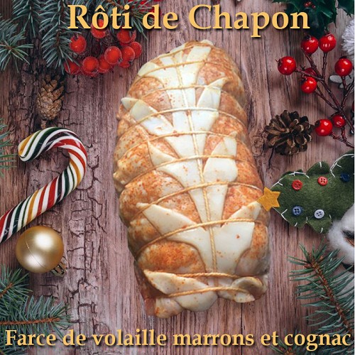 Rôti de Chapon farci 1,5kg 