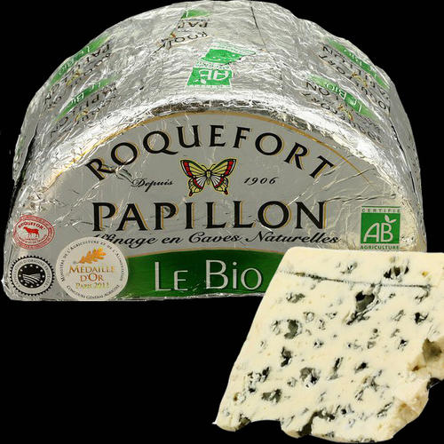 Fromages et produits laitiers : Roquefort Papillon 150g