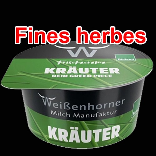 Crème tartinade aux fines herbes pour apéro, Snacking ou sauces