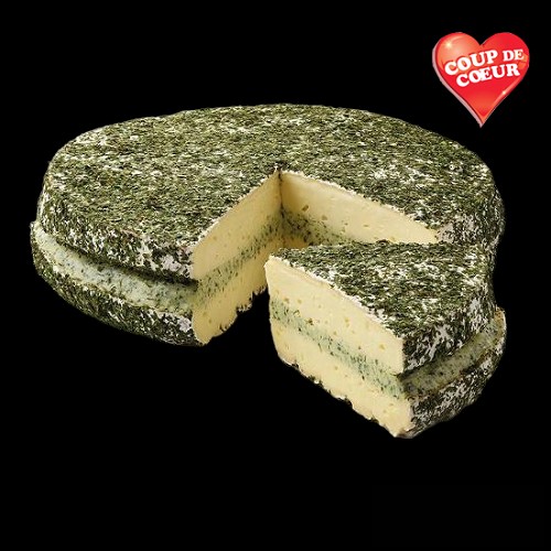 Fromages et produits laitiers : Brie aux fines herbes 150g