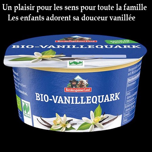 Crème de fromage blanc aux fruits « Vanille » 