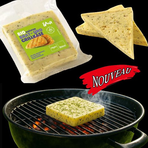Fromages et produits laitiers : fromage à griller aux herbes bio ÖMA