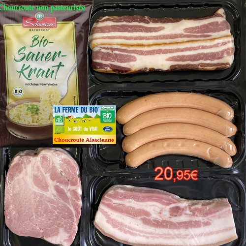 Choucroute Alsacienne pour deux ou 3