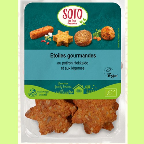 Vegan : Étoiles gourmandes 8 pièces