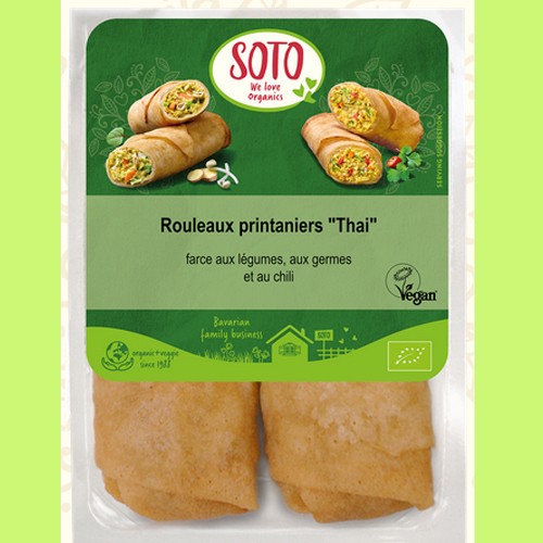 Vegan : Rouleaux printaniers 