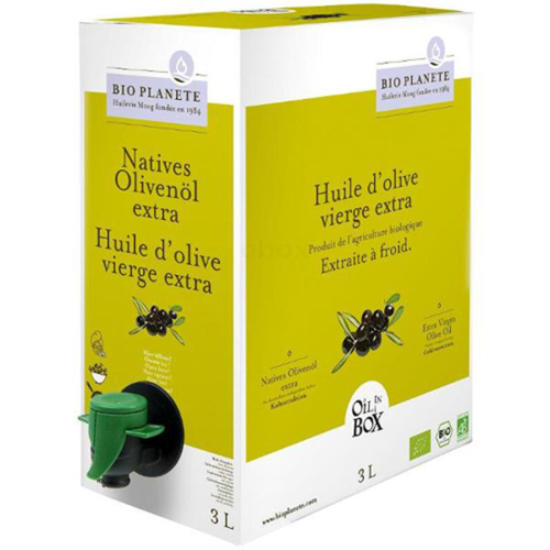 Tous les produits Bio : Huile d'olive extra vierge douce  BOX - 3l