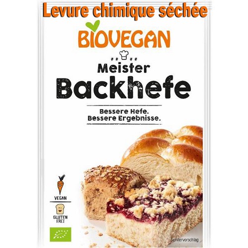 Tous les produits Bio : Levure chimique séchée 20g