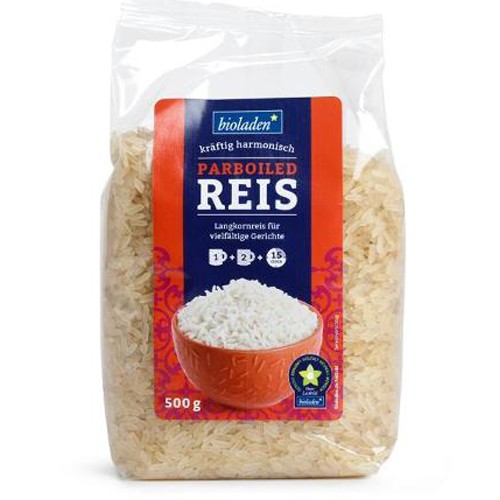 Riz blanc à grains long étuvé 500g