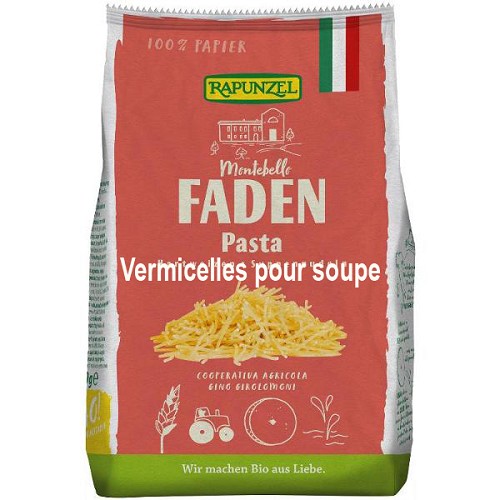Vermicelles pour soupe 250g