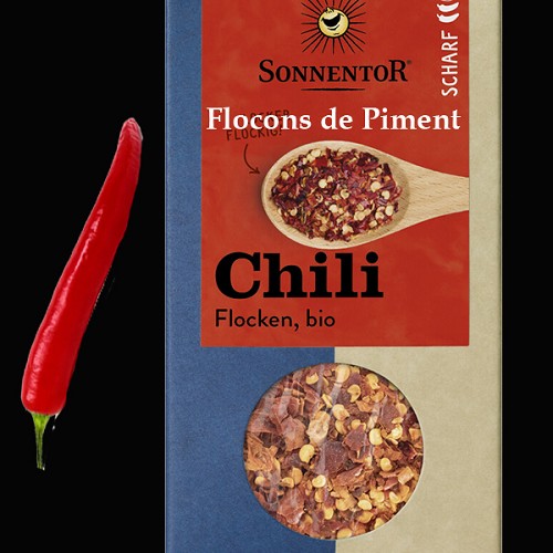 Tous les produits Bio : Flocons de Piment un ajout précieux dans toute cuisine.