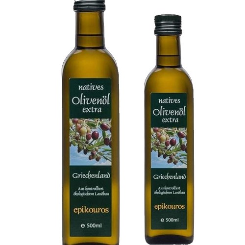 Tous les produits Bio : Huile d'olive Epikouros Extra vierge de Grèce 50cl