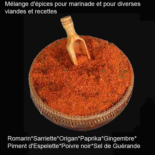 Tous les produits Bio : Mélange d'épices pour marinade, viandes, recettes et BBQ