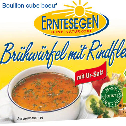 Tous les produits Bio : Bouillon cube boeuf x 6 cubes