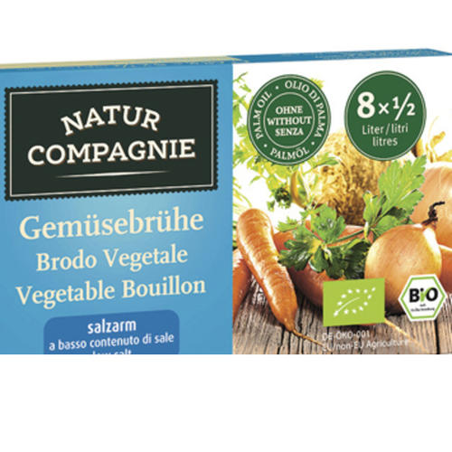 Bouillon cube légumes x 12 allégé en sel