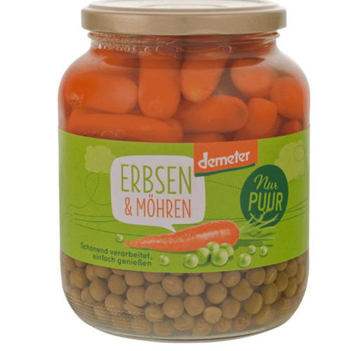 Petits pois et carottes bocal 680g