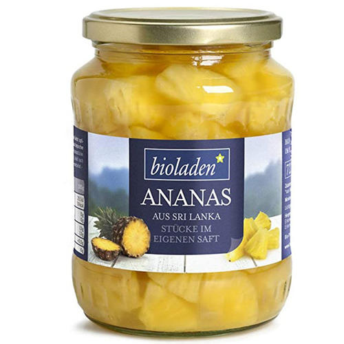 Morceaux d'ananas bocal de 37cl