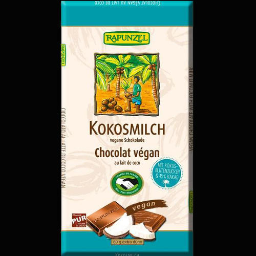 Miel, Choco, Café Bio : Chocolat vegan au lait de coco 80g