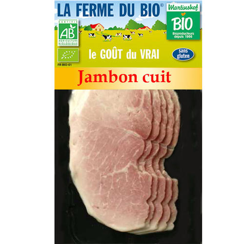 Jambon cuit 5 tranches 80g 