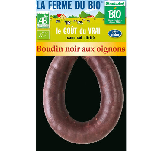 Boudin noir aux oignons 200g 