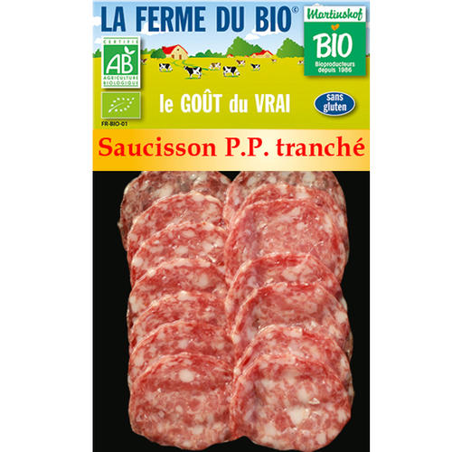Saucisson P.P. tranché 80g 