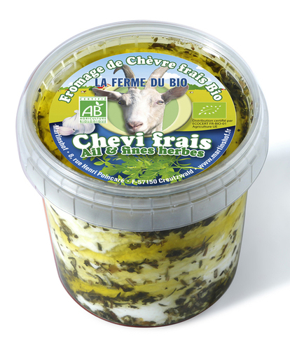 Chevi frais Ail&Fines herbes 150g