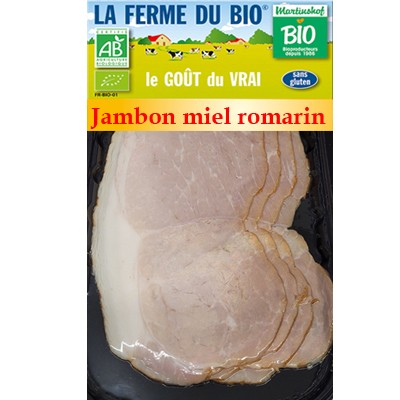 Jambon Miel-Romarin 80g 